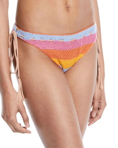 Tularosa Corin Crochet Tie-side Swim Bikini Bottoms