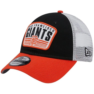 New Era Black San Francisco Giants Two-tone Patch 9forty Snapback Hat