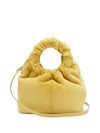 The Row Double Circle Small Handle Bag In Yellow