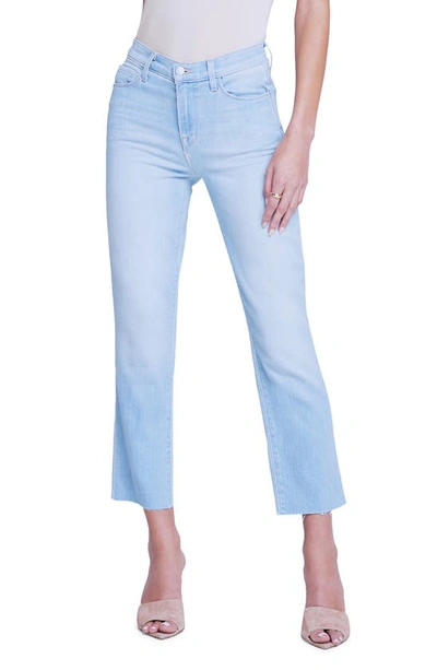 L Agence Sada Crop Slim Jeans In Windsor