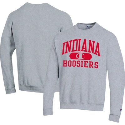 Champion Heather Gray Indiana Hoosiers Arch Pill Sweatshirt