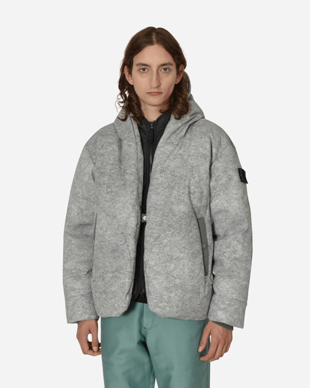 Stone Island Shadow Project Textile Non-woven Poly Down Jacket In