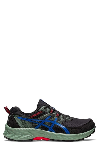 Asics Gel-venture 9 Athletic Sneaker In Black/ Tuna Blue