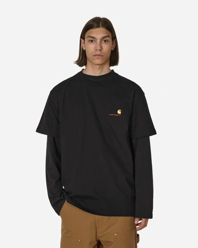 Carhartt American Script T-shirt In Black