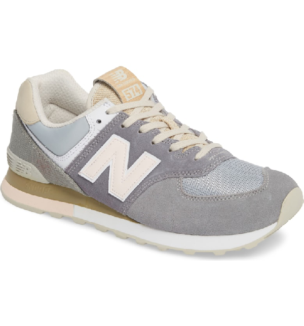 New Balance Men's 574 Vintage Surf Hemp Lace Up Sneakers In Gunmetal |  ModeSens