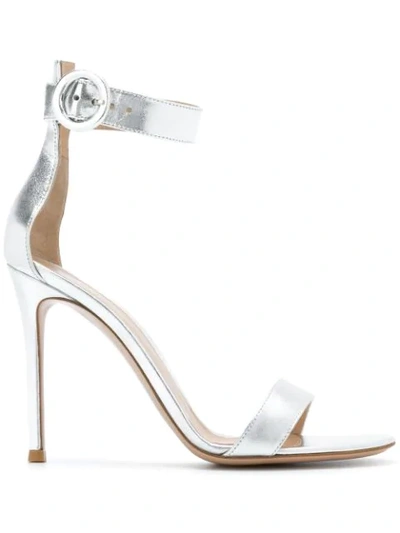 Gianvito Rossi Classic Sandals In Grey