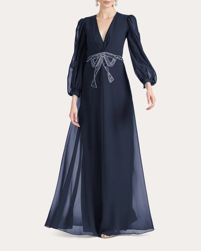 Sachin & Babi Ramsey Sequin-embellished Gown In Multi