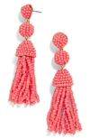 Baublebar New Mini Granita Tassel Earrings In Coral
