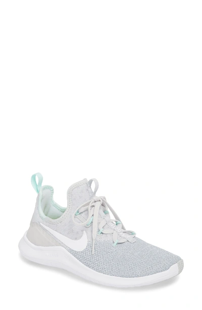 Nike Women's Free Tr 8 Lace Up Sneakers In Pure Platinum/ White