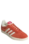 Adidas Originals Gazelle Sneaker In Red/ Off White/ Cream