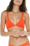 L*space Farrah Bikini Top In Poppy