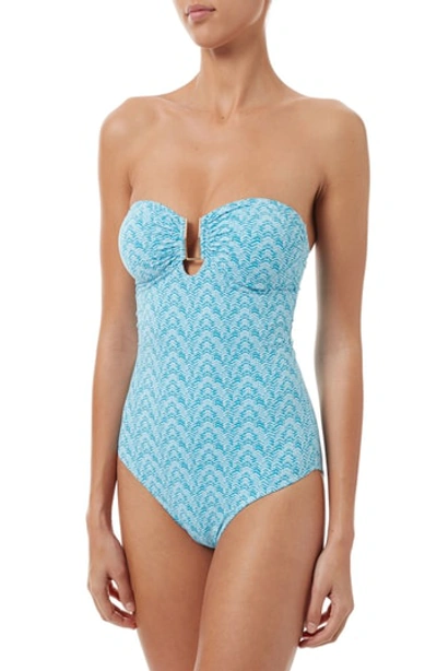 Melissa Odabash Argentina One-piece Swimsuit In Wave Blue