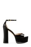 Stuart Weitzman Platform Sandal In Black
