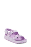 Harper Canyon Kids' Sage Buckled Sandal In Purple Tie-dye