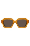 Raen Mystiq 52mm Polarized Square Sunglasses In Golden Hour/ Daydream