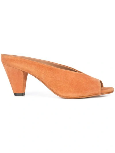 Rachel Comey Peep Toe Mules