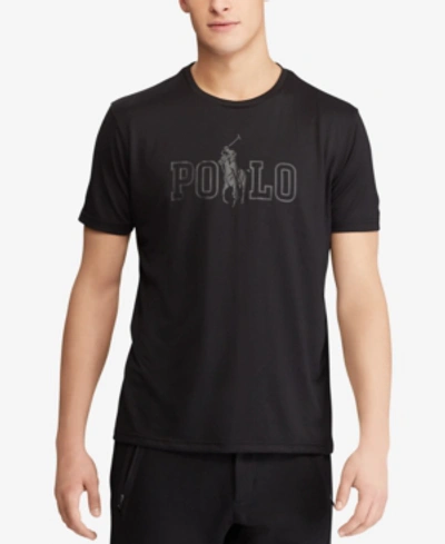 Polo Ralph Lauren Men's Big & Tall Classic Fit Active T-shirt In Polo Black