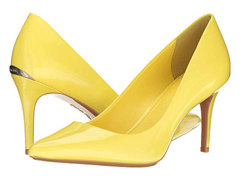 calvin klein gayle patent pumps