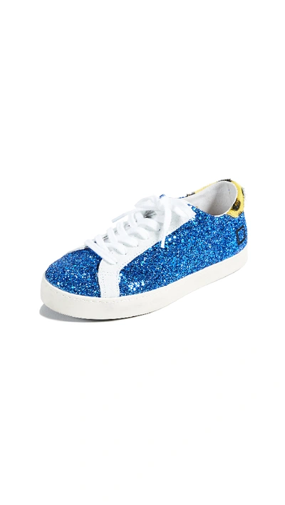 Date Hill Glitter Sneakers In Blue