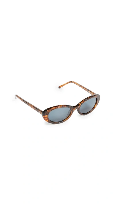 Roberi & Fraud Betty Sunglasses In Brown/black