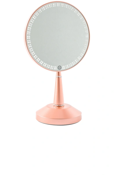 Impressions Vanity Bijou Led Hand Mirror With Charging Stand In Rose Gold