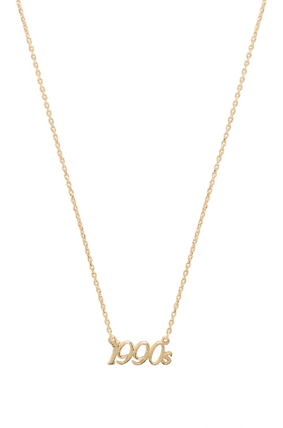 Natalie B Jewelry X Revolve 1990's Charm Necklace In Metallic Gold