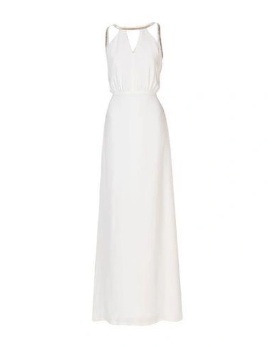 Raoul Long Dresses In Ivory