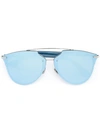 Dior 'reflected' Sunglasses In Blue