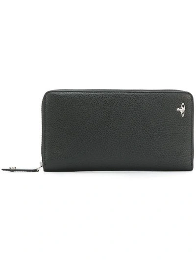 Vivienne Westwood All Around Zip Wallet In Black