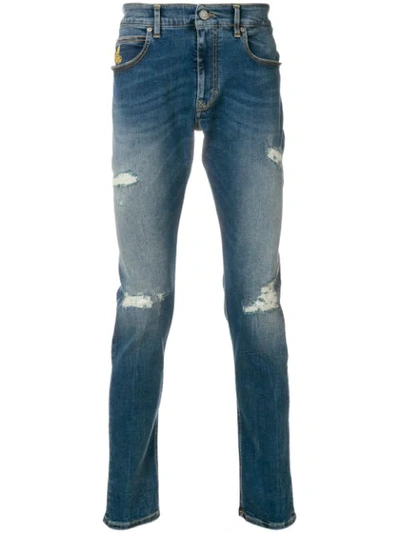 Vivienne Westwood Anglomania Distressed Jeans In Blue