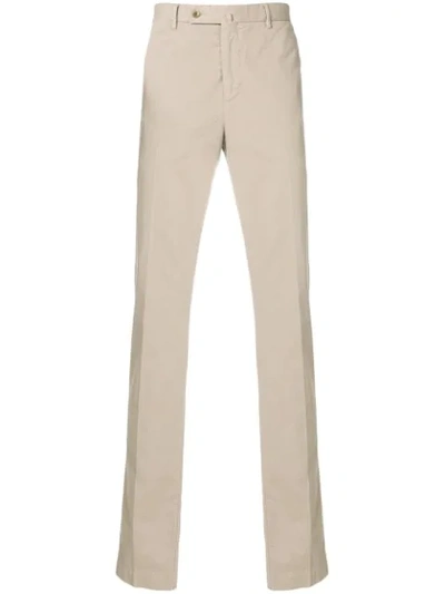 Hackett Side Fastened Tailored Trousers In Neutrals