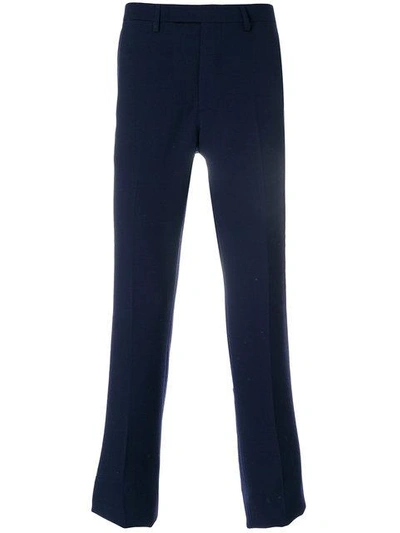 Raf Simons Tailored Slim-fit Trousers - Blue