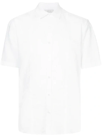 Cerruti 1881 Short Sleeve Oxford Shirt In White