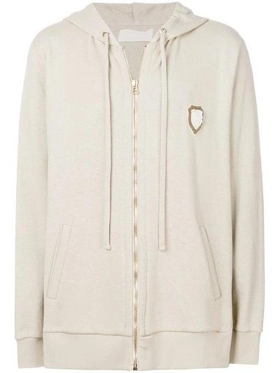 Ih Nom Uh Nit Embroidered Logo Hoodie  In Nude & Neutrals