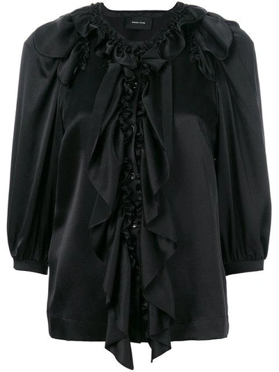 Simone Rocha Ruffled Blouse - Black