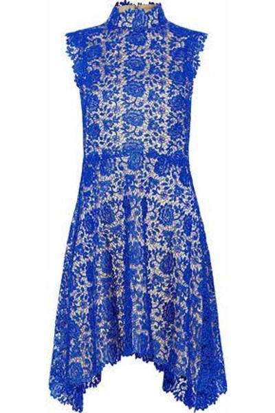 Catherine Deane Woman Izzy Metallic Guipure Lace Dress Blue