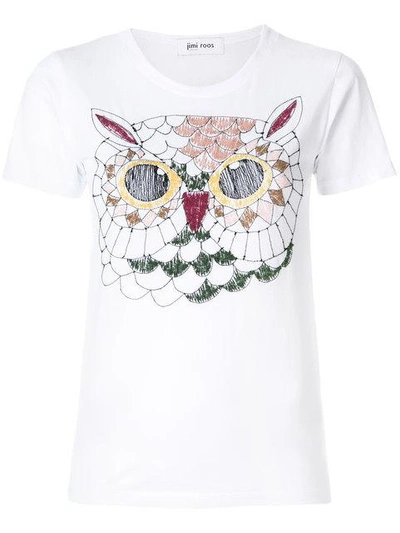 Jimi Roos Owl T-shirt - White