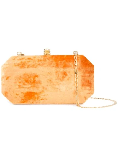 Tyler Ellis Small Perry Clutch In Yellow