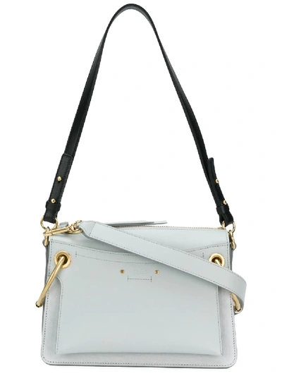 Chloé Chloe Grey Small Roy Bag In 01n Airy Gr