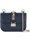 Valentino Garavani Valentino  Small Chain Crossbody Bag - Blue