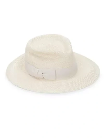 Eric Javits Phoenix Fedora In Cream