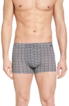 Hanro Elias Cotton Boxer Briefs In Squared Flowers