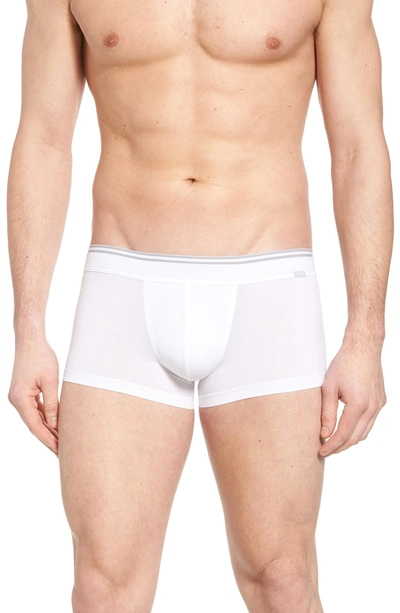 Hanro Liam Cotton Blend Trunks In White