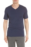 Hanro Liam V-neck T-shirt In Midnight Navy