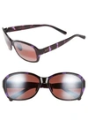 Maui Jim Koki Beach 56mm Polarizedplus2 Sunglasses - Purple Tortoise/ Maui Rose