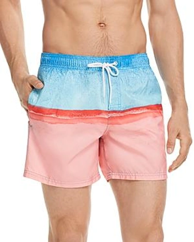 Sundek Two-tone Swim Trunks In Cornflower