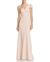 Aqua One-shoulder Ruffled Gown - 100% Exclusive In Blush