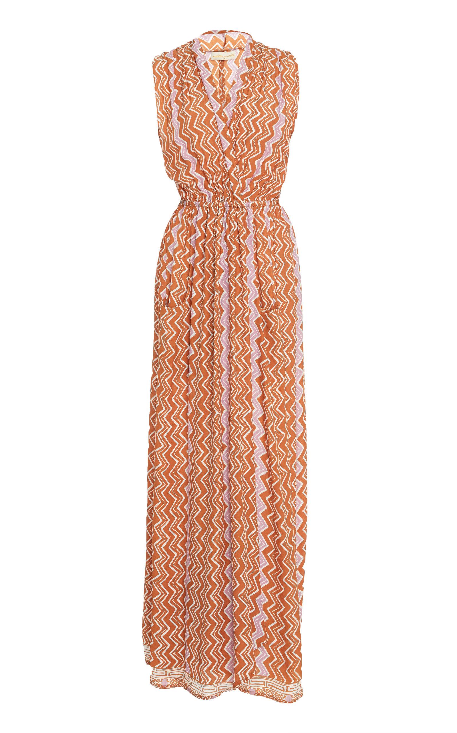 Natalie Martin Nico Sleeveless Maxi Dress In Print | ModeSens