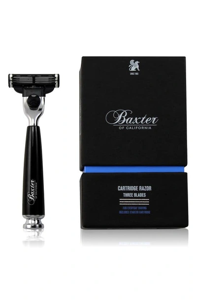 Baxter Of California Black 3 Blade Cartridge Razor