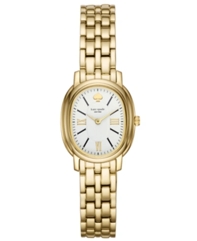 Kate Spade Staten Bracelet Watch, 25mm In Gold/ White/ Gold
